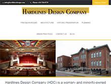 Tablet Screenshot of hardlinesdesign.com